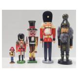 Estate Lot of Quality Wooden German Nutcracker Figures