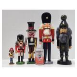 Estate Lot of Quality Wooden German Nutcracker Figures