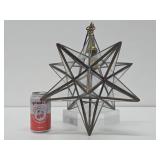 Vintage Glass & Brass 3D Atomic Star Lamp