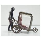 Outstanding Antique 1880's era Figural Jewelry Coffin