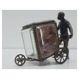 Outstanding Antique 1880's era Figural Jewelry Coffin