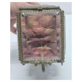 Outstanding Antique 1880's era Figural Jewelry Coffin