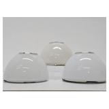 Set of 3 Signed Italian 'Tilos' Glass Dome Sconces - Ernesto Gismondi for Artimede
