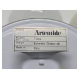 Set of 3 Signed Italian 'Tilos' Glass Dome Sconces - Ernesto Gismondi for Artimede