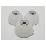 Set of 3 Signed Italian 'Tilos' Glass Dome Sconces - Ernesto Gismondi for Artimede