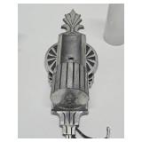 2 Antique 1920's-30's Architectural Wall Sconces