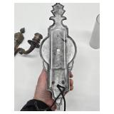 2 Antique 1920's-30's Architectural Wall Sconces