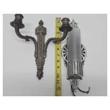 2 Antique 1920's-30's Architectural Wall Sconces