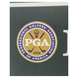 Tiger Woods Genuine Locker Sign from the 2009 PGA Championship Golf Tournament at Hazeltine National