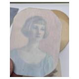 Wonderful Original Antique Miniature Portrait Paintings on Bone