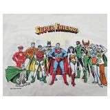 Matching Vintage 1977 SUPERFRIENDS Superhero Cartoon Pillowcases