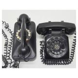 2 Vintage Rotary Dial Telephones