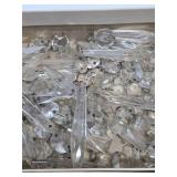 Large Group of Vintage & Antique Crystal Prisms