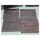 Group of Quality Brand New Leather Wallets Plus Lighter & Pocket Watch