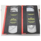 Lot of Vintage Pro Wrestling Memorabilia VHS Tapes Cards etc