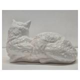 Very Nice Large Vintage Ceramic Cat Statue - Made in Portugal