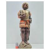 LARGE Vintage 1960's Conquistador Sculpture - Universal Statuary - 1967