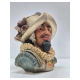 Large Vintage 1960's Conquistador Bust Sculpture - Universal Statuary - 1967