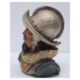 Large Vintage 1960's Conquistador Bust Sculpture - Universal Statuary - 1967