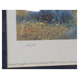 Framed Signed Numbered ARTIST PROOF Print by Les Kouba - 'Antelope Paradise'