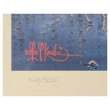 Framed Signed Numbered Print by Les Kouba - 'May in Minnesota' w/Loons