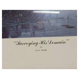 Framed Signed Numbered Print by Les Kouba - 'Surveying His Domain' w/Moose