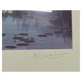 Framed Signed Numbered Print by Les Kouba - 'Surveying His Domain' w/Moose