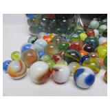 Estate Lot of Vintage Marbles - Some Larger