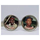 Large Collection of Original Vintage 1960's Topps Baseball Coins