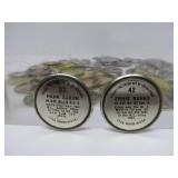 Large Collection of Original Vintage 1960's Topps Baseball Coins