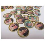 Large Collection of Original Vintage 1960's Topps Baseball Coins