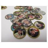 Large Collection of Original Vintage 1960's Topps Baseball Coins