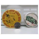 LARGE Lot of Vintage Northfield, MN Jesse James Days Pinback Buttons