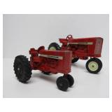 Larger Diecast Metal International Harvester etc Tractor & Farm Implement Toys