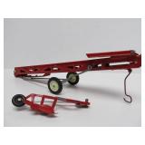 Larger Diecast Metal International Harvester etc Tractor & Farm Implement Toys