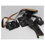Excellent LARGE Lot of Quality Leather Gun Holsters