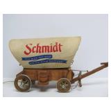 Working 1950's-60's SCHMIDT BEER Advertising Covered Wagon Lamp