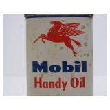 Vintage MOBIL Handy Oiler Advertising Oil Can