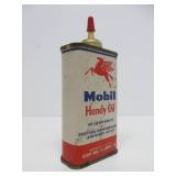 Vintage MOBIL Handy Oiler Advertising Oil Can