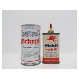 Vintage MOBIL Handy Oiler Advertising Oil Can