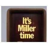 Large Working Vintage MILLER High Life Lighted Beer Sign 'It's Miller Time'