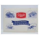 Group of Vintage SCHMIDT BEER Advertising Carboard Signs & other Items