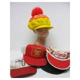Group of Vintage SCHMIDT Beer Hats