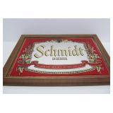 Vintage SCHMIDT BEER Advertising Mirror Sign