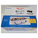 New Unused AROMA 18 Quart Roaster Oven