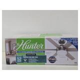 New Unused HUNTER 52' Tustin Brushed Nickel Ceiling Fan