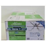 New Unused HUNTER 52' Tustin Brushed Nickel Ceiling Fan