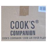 New Unused COOK'S 1200 watt Air Fryer - Plum