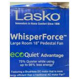 New Unused LASKO Whisper Force 18' Pedestal Fan