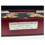 3 Complete Sets Diana Princess of Wales Legacy Gold Proof Coin Sets